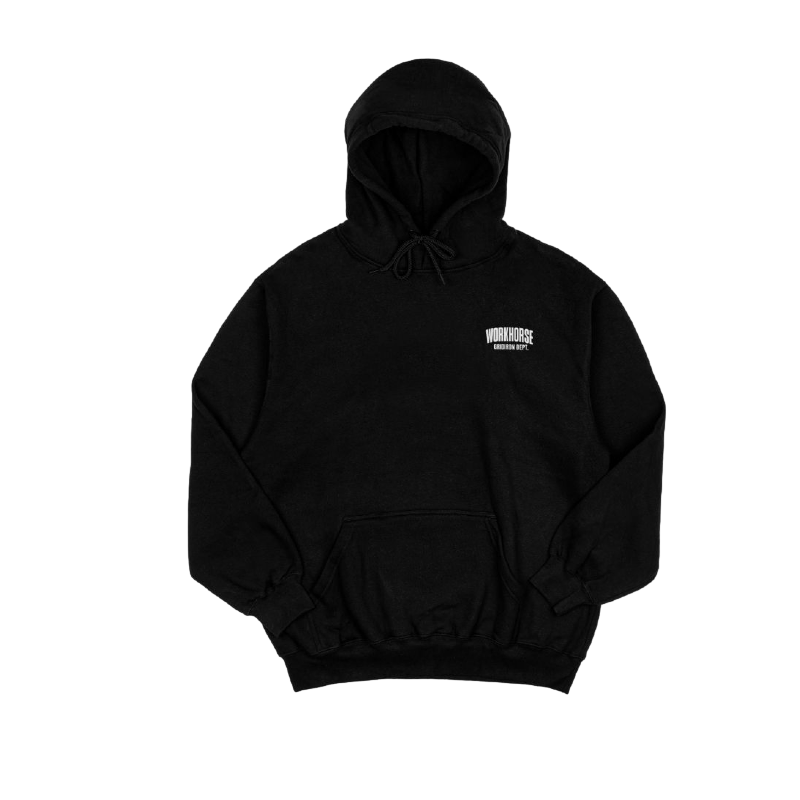 RELENTLESS TRAINING HOODIE - BLACK/WHITE