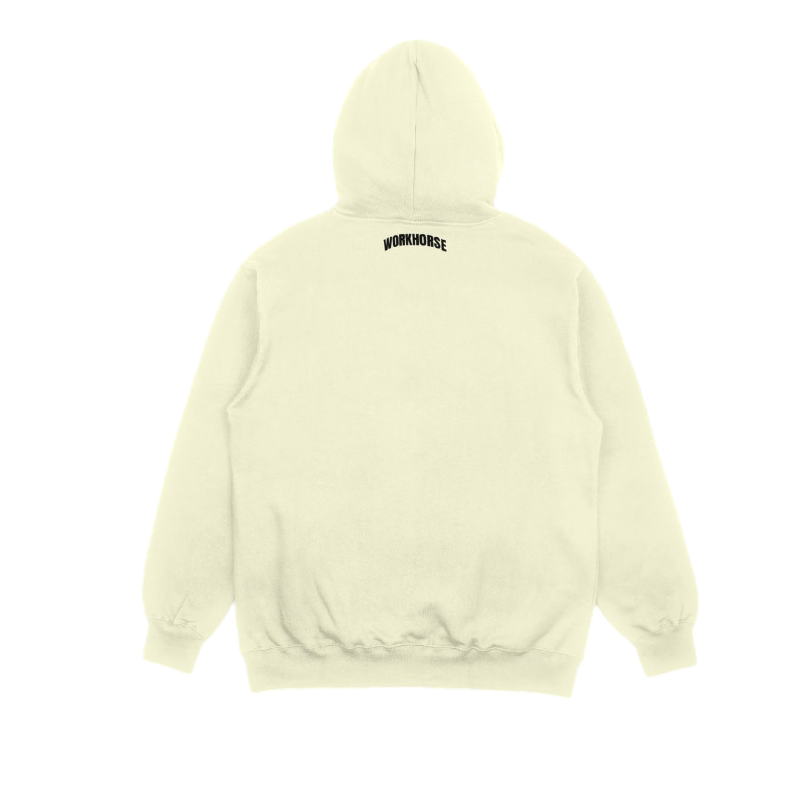 DREAMS TO REALITY HOODIE - CREAM/BLACK